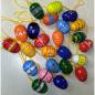 Preview: 24 ostereier strauchbehang bunt farbig holzeier holzkunst handarbeit
