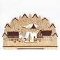 Preview: 3D Holz Schwibbogen Winterstadt