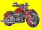 Preview: XXL Blechschild Wandschild - Retro Motorrad Chopper metallschild