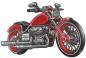 Preview: XXL Blechschild Wandschild - Retro Motorrad Chopper