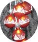 Preview: ersatzkugel-rot dorf winterlandschaft weiss