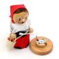 Preview: Räuchermännchen Holz Märchen "Rotkäppchen" mit rotem Kopftuch und Korb