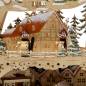 Preview: Schwibbogen mit Bank Schneemann Stadt mit Bewegung