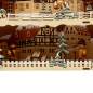 Preview: bank Schwibbogen mit Bank dekorativer filigraner Weihnachtsmarkt
