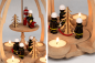 Preview: Holz XL-Weihnachtspyramide – hochwertiges Feuerwehr-Motiv Erzgebirge Handarbeit