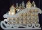 Preview: stimmungsvoll beleuchteter weihnacht adventskalender zum selbst befüllen