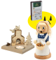 Preview: Geschenkset Aschenbrödel – Räucherkamin mit Teelicht & gratis Räucherkerzen