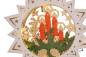 Preview: Fensterbild Adventsstern farbig Led-mit Doppeltimer
