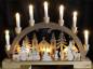 Preview: LED-Lichterbogen Vor dem Dome - 7-flammig mit Timer