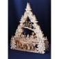 Preview: Lichterspitze Leuchter LED Holz Winterkinder mit Bank