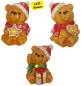 Preview: LED-Teddybären mit Led Timerfunktion– stimmungsvolle Weihnachtsdeko für Fensterbank oder Regal“