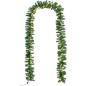 Preview: Weihnachtsgirlande 5m mit Beleuchtung mit 80 LED - Indoor-outdoor