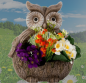 Preview: pflanztöpfe eulefigur gartendeko blumentopf