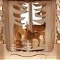 Preview: XXL Holz Weihnachtspyramide Waldmotiv, 4-stöckig Erzgebirge und Tirol