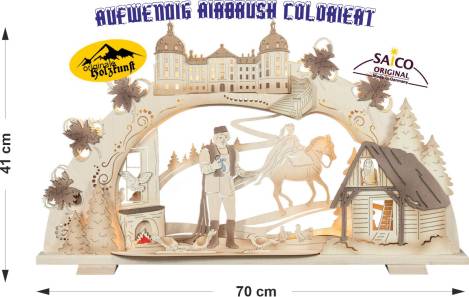 XXL Schwibbogen Drei Haselnüsse für Aschenbrödel ®