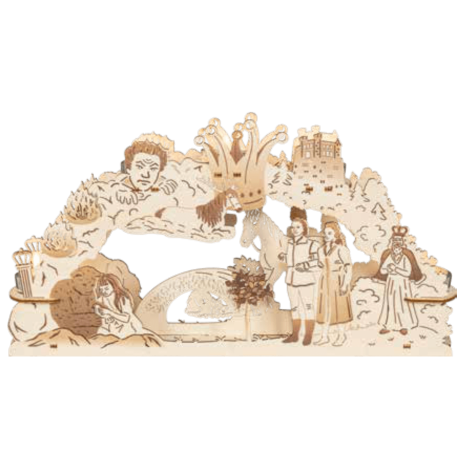 Kerzenhalter "Das singende, klingende Bäumchen®" – märchenhafte Deko für 3 Teelichte