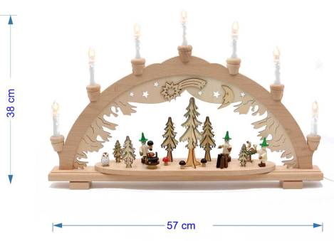 maße schwibbogen wichtel wald