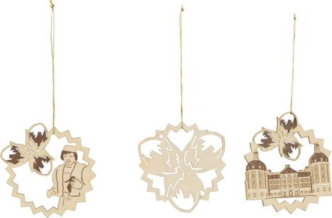Weihnachtsbaum-Behang Drei Haselnüsse für Aschenbrödel