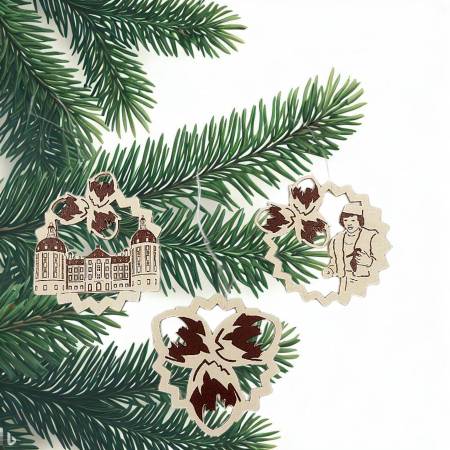 Weihnachtsbaum-Behang Drei Haselnüsse für Aschenbrödel