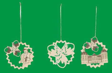 Weihnachtsbaum-Behang Drei Haselnüsse für Aschenbrödel