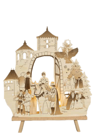 Dekoleuchte-Spitze für Aschenbrödel