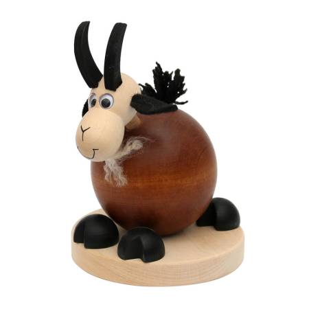 räucherfigur ziege  dunkel