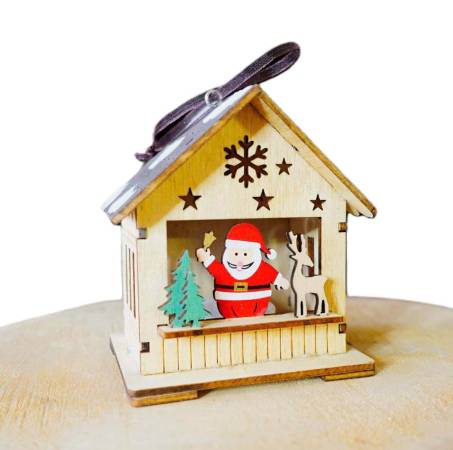 LED-Weihnachtshäuschen – leuchtende Mini-Laternen zum Stellen oder Hängen