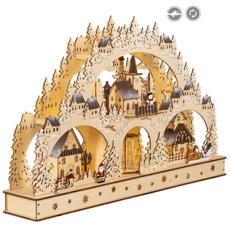 <img src="winterdorf-anwendung-fensterbank.jpg" alt="3D-Lichterbogen Winterdorf als Weihnachtsdekoration auf Fensterbank mit warmweißer LED-Beleuchtung" title="LED-Lichterbogen Winterdorf – stimmungsvolle Deko für Fensterbank, Sideboard oder Tisch" width=