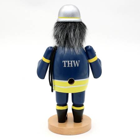 Holz Räuchermann " THW-Helfer " mit Uniform