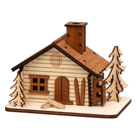 räucherhaus hütte holz natur mehfarbig als skihütte