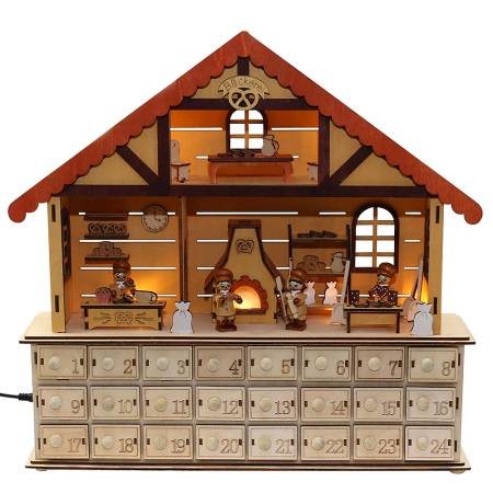 adventskalender led beleuchtet selberbefüllen weihnachtsbaeckerrei