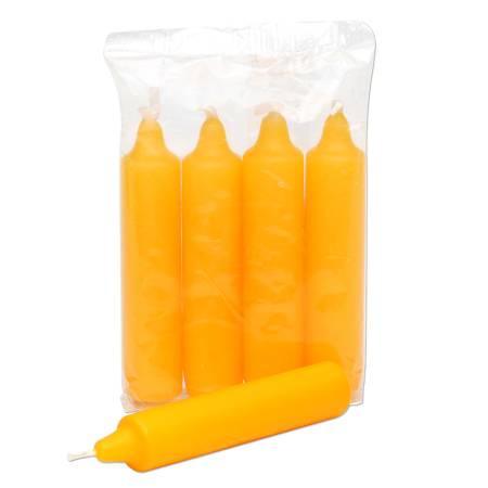adventskerzen gelb 4er pack