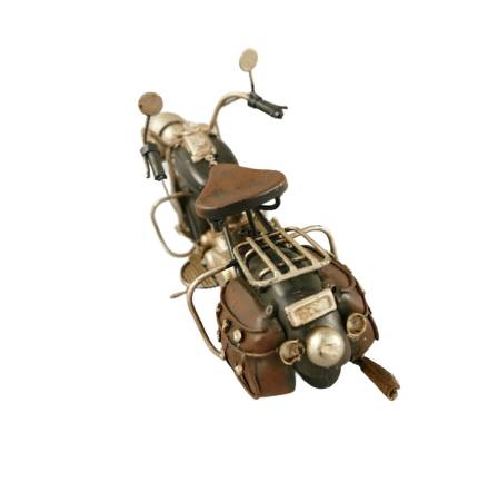 Blechmotorrad im Antikstil - Handarbeit im Nostalgie-Retrostil