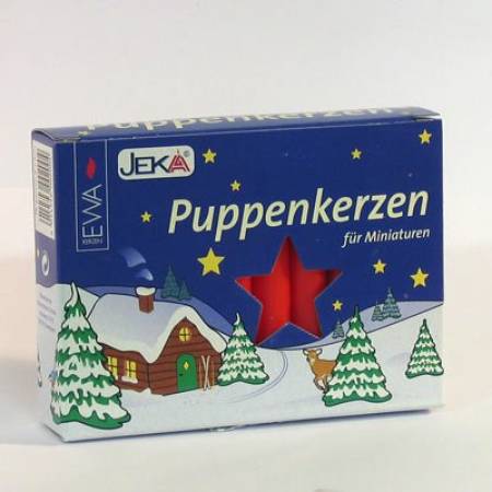 jeka eika puppenkerzen rot