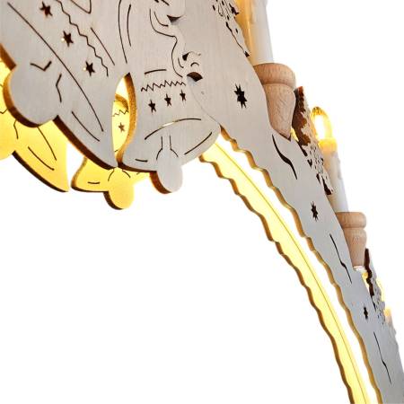 Xl Schwibbogen mit indirekter LED-Beleuchtung zum Selbstbestücken Led Band