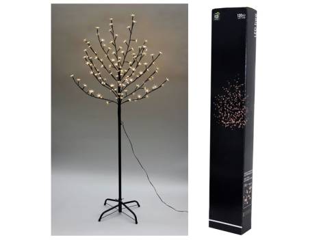 LED Lichterbaum 150cm, 120 LED, warm weiß, innen / aussen