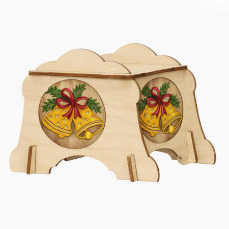 universal schwibbogen bank erhöhung farbig weihnachtsdoppelglocke
