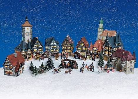 xxl weihnachtsdekoration licjterhaeuser polyfiguren germany christmas market