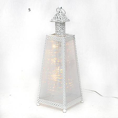 leterne metall holograpie led