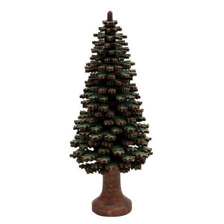filigran baum tanne holzkunst miniatur grün