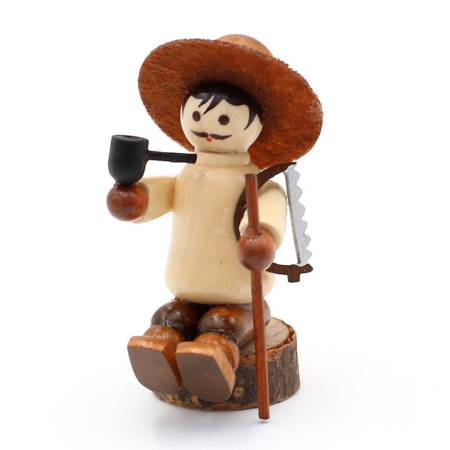 winterkind holzfigur miniatur