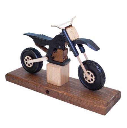 raeuchermotorrad-motocross schwarz black