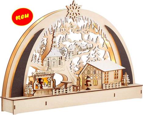lichterbogen 3 d mit figuren