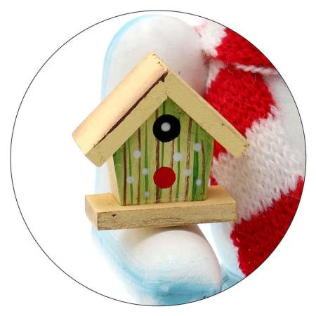 vogelhaus toni räucherschneemann detailbild