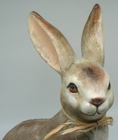 XXL Hase sitzend braun