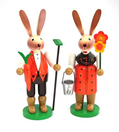 Osterpyramide XL Osterhasen Holz beleuchteter Hase Toppreis OP7