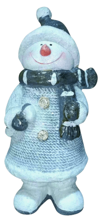 schneemann aussendeko wewihnachten figur gross