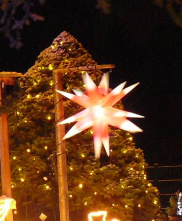 Großer 3D-Weihnachtsstern Ø 100 cm rot/weiß Adventsstern beleuchtet