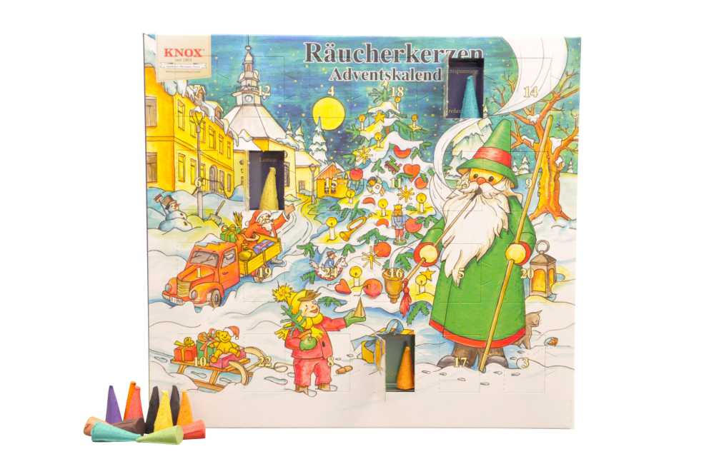 Adventskalender Knox 24 Stk. Räucherkerzen
