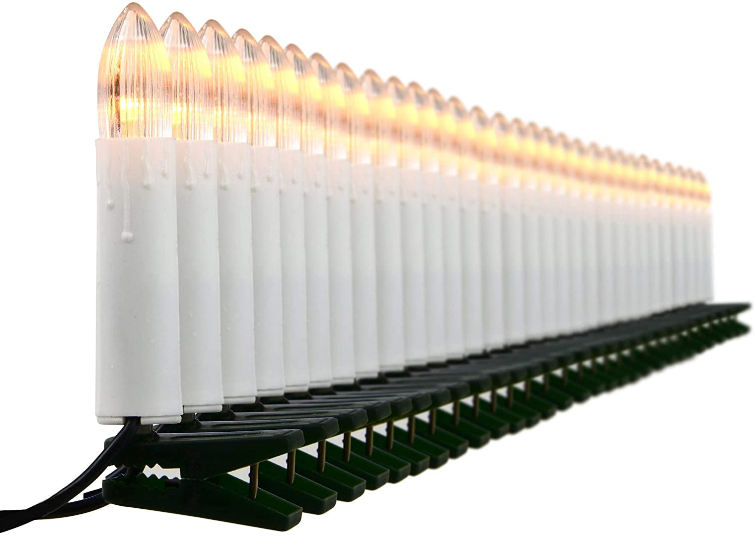 30er LED Lichterkette Kerze für aussen Weihnachtsbaumbeleuchtung